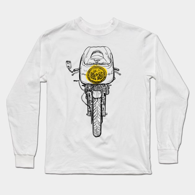 Motorcycle Long Sleeve T-Shirt by Toby Wilkinson